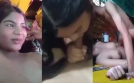 Famous Bangladeshi TikToker babe sucking dick and sex viral