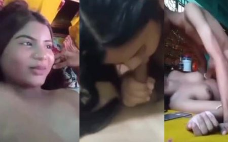 Famous Bangladeshi TikToker babe sucking dick and sex viral